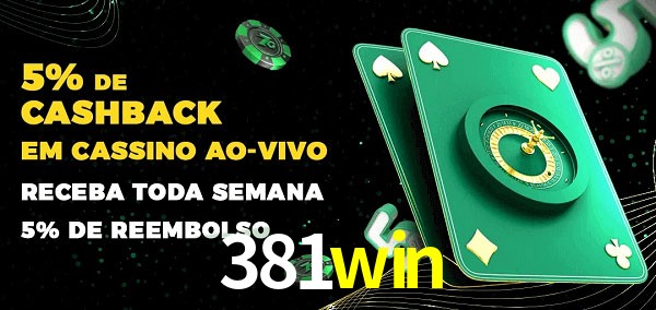 Promoções do cassino ao Vivo 381win